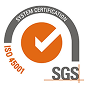 SGS badge Salute e sicurezza sul lavoro UNI EN ISO 45001